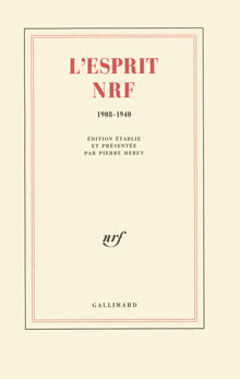 L'Esprit NRF, janv. 2013